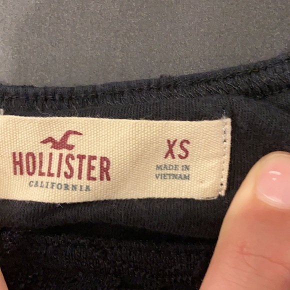 Hollister halter dark navy shirt - Picture 2 of 3